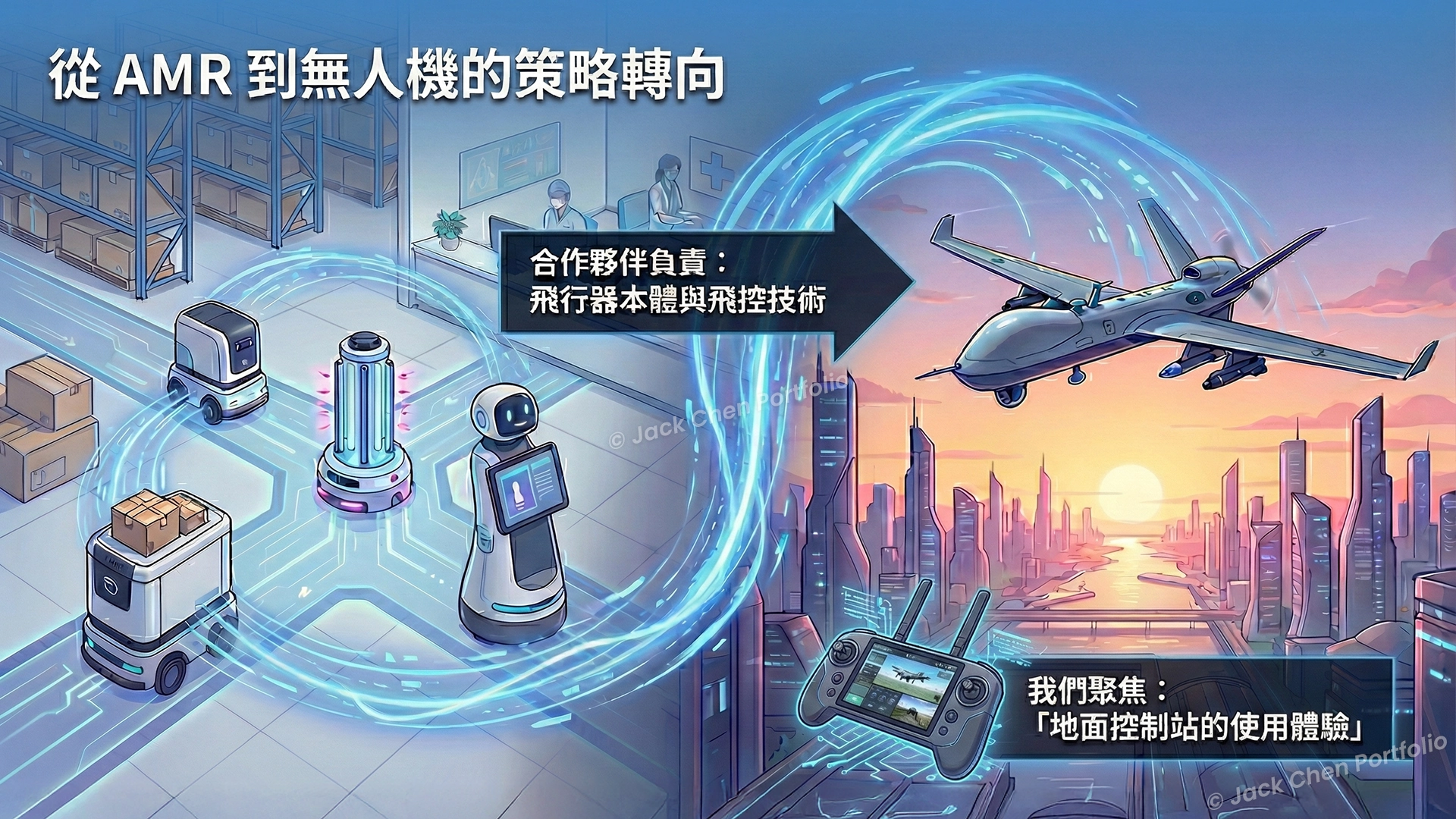 從 AMR 到無人機的策略轉向